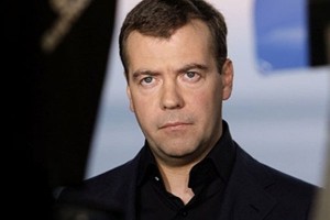Премьер Медведев прибыл в Давос